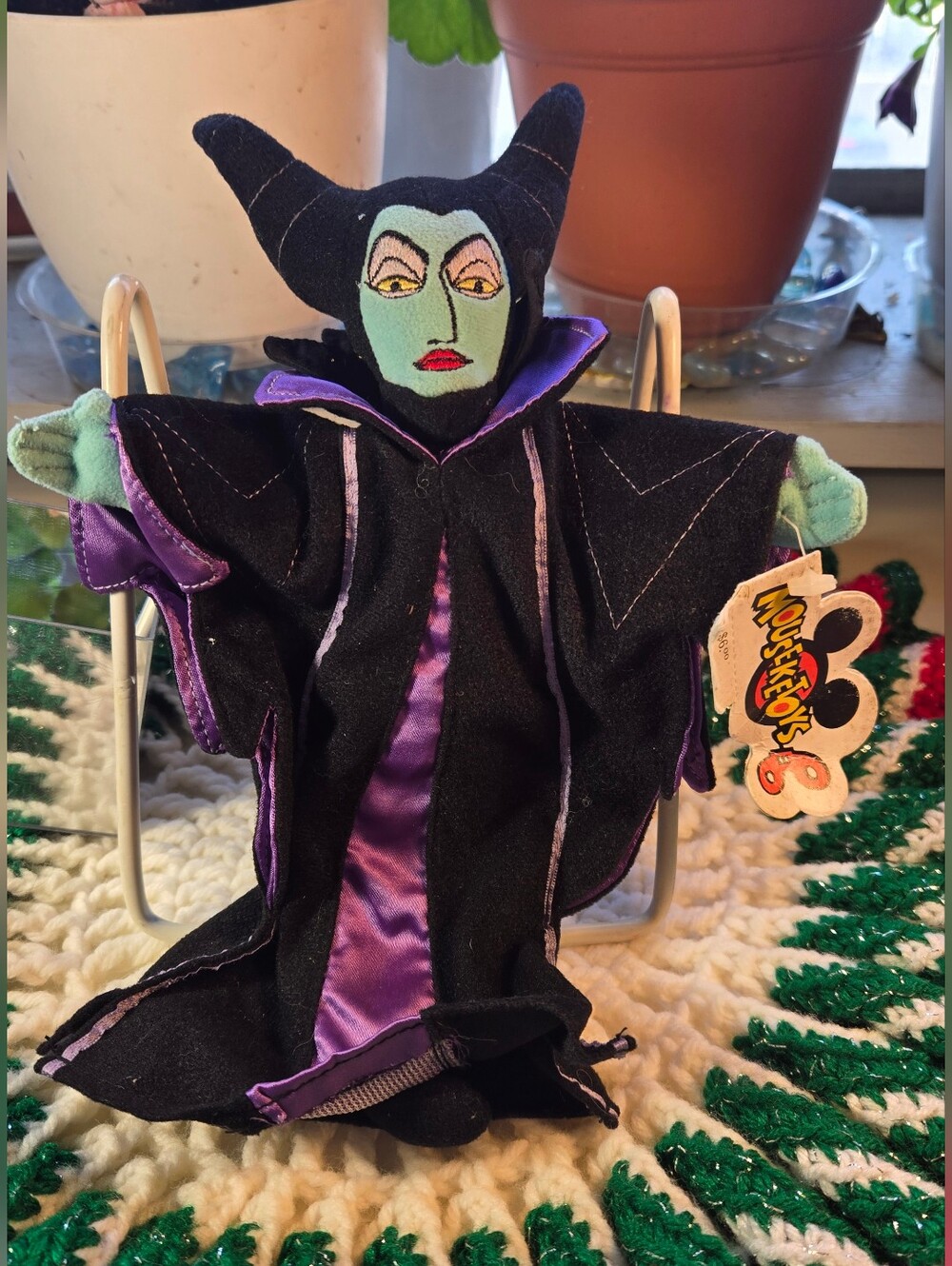 Disney Mouseketoys Maleficent Beanbag Plush